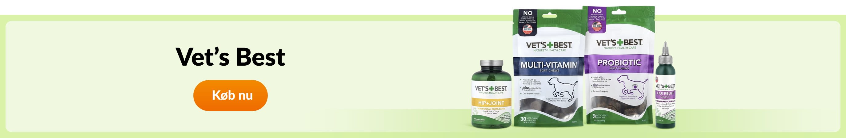 Shop produkter fra mærket Vet's Best