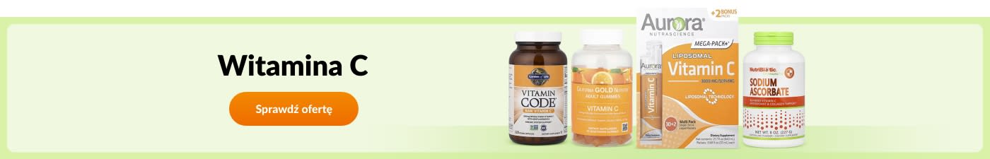 Kup suplementy z witaminą C marek takich jak Garden of Life, California Gold Nutrition, Aurora, NutriBiotic i wielu innych.