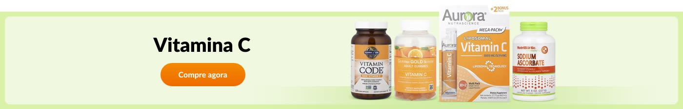 Compre suplementos de vitamina C de marcas como Garden of Life, California Gold Nutrition, Aurora, NutriBiotic e muito mais.