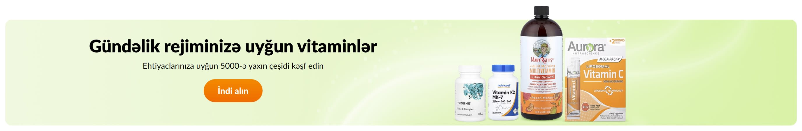 Gündəlik rejiminizə uyğun vitaminlər