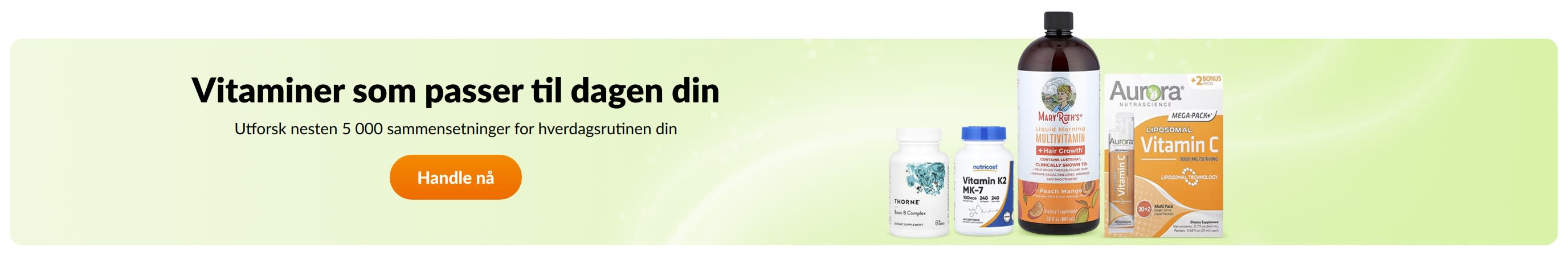 Vitaminer som passer til dagen din