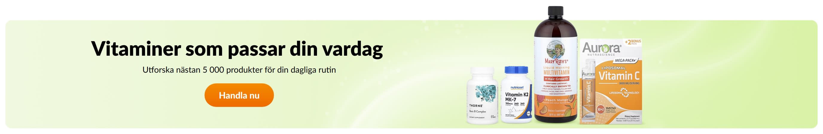 Vitaminer som passar din vardag