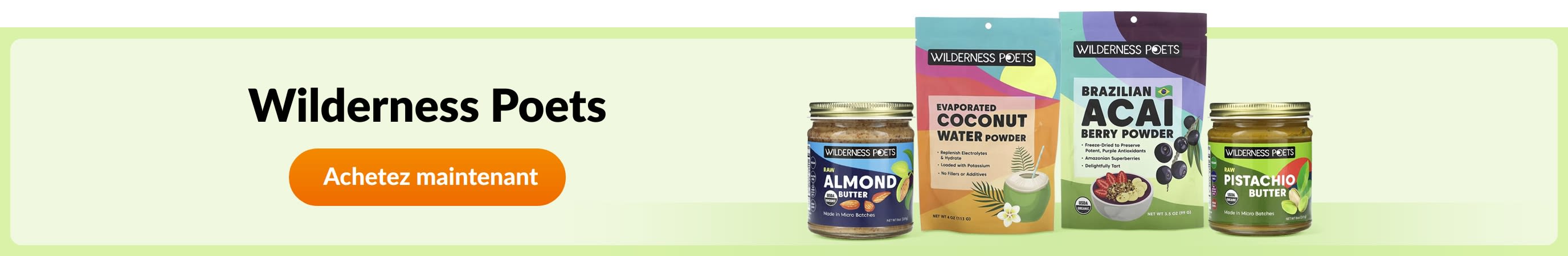 Découvrez les produits de la marque Wilderness Poets.
