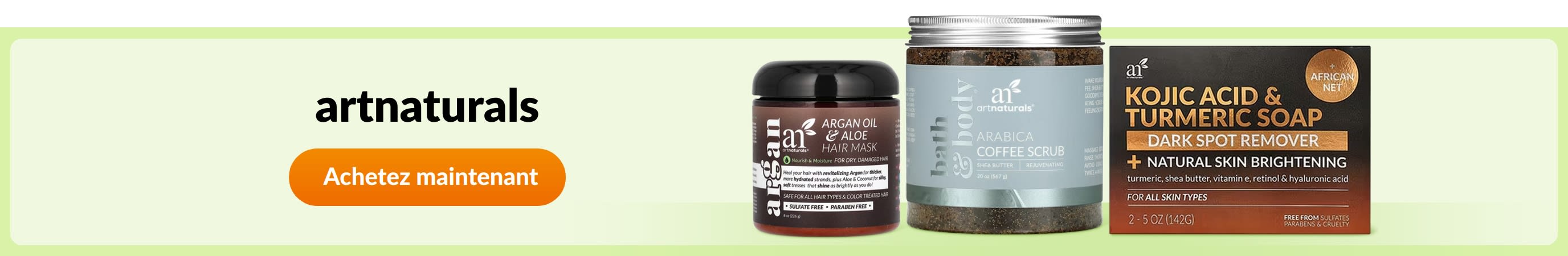 Découvrez les produits de la marque artnaturals.