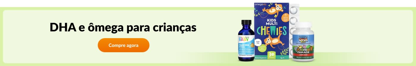 DHA e ômega para crianças