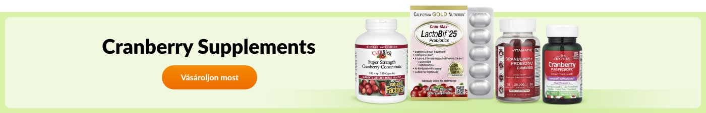 Vásároljon áfonyás étrend-kiegészítőket olyan márkáktól, mint a California Gold Nutrition, a Natural Factors, a Vitamatic, a 21st Century, stb.
