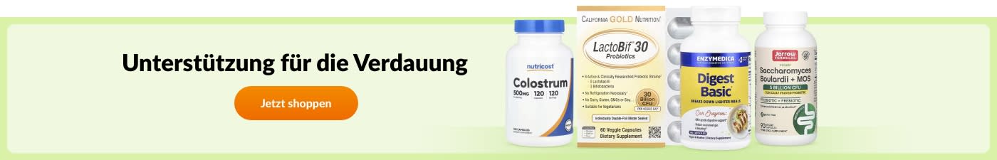 Kaufen Sie Nahrungsergänzungsmittel für die Verdauung wie Colostrum, LactoBif Probiotika, Digest Basic, Saccharomyces & mehr.