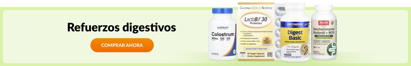 Compre suplementos de apoyo digestivo como Colostrum, probióticos LactoBif, Digest Basic, Saccharomyces y más.