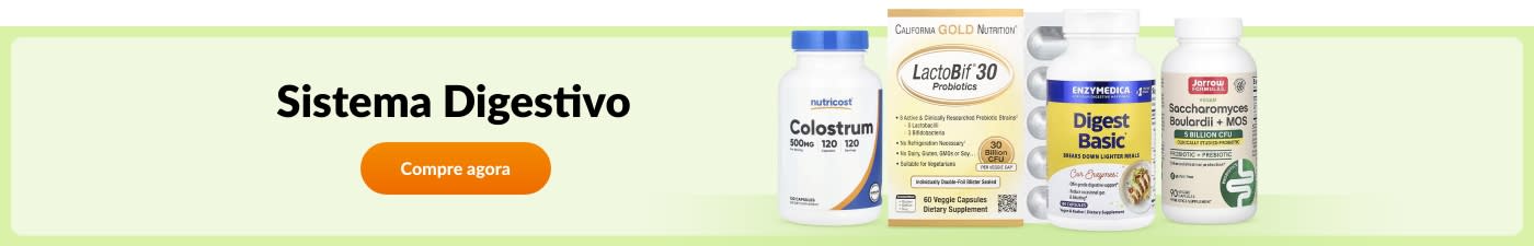 Compre suplementos para a saúde digestiva, como Colostro, LactoBif Probióticos, Digest Basic, Saccharomyces e muito mais.