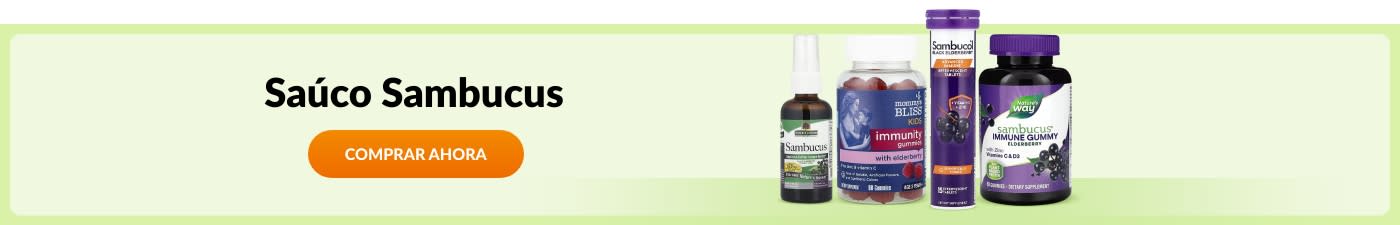 Compra suplementos de saúco Sambucus de marcas como Sambucol, Nature’s Way, Nature's Answer, Mommy’s Bliss y más.
