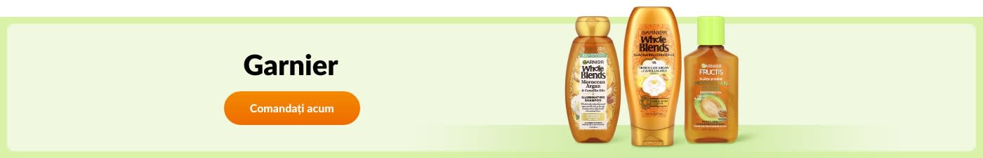 Comandați produse marca Garnier.