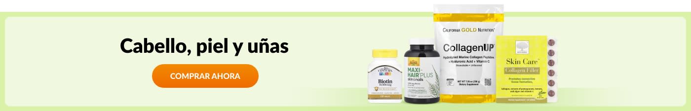 Compre suplementos para el cabello, la piel y las uñas como biotina, Maxi-Hair Plus, CollagenUP, Collagen Filler y más.