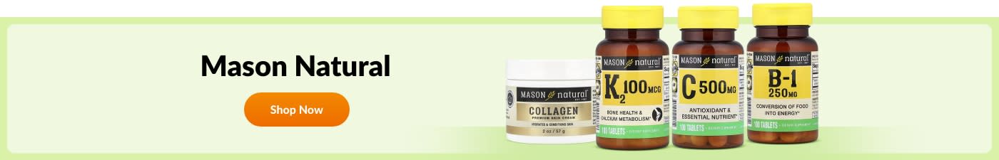 Shop products from the brand Mason Natural.