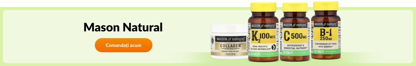 Comandați produse marca Mason Natural.