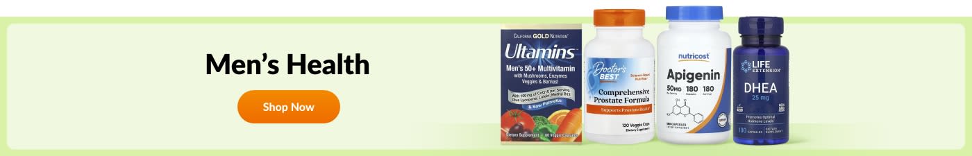 Shop men's health supplements.