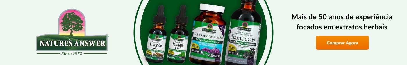 Nature's Answer® Mais de 50 anos de experiência focados em extratos herbais