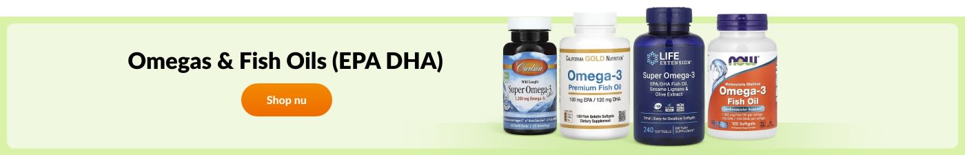 Shop Omegas & Fish Oils (EPA DHA) from top brands like Carlson, California Gold, Life Extension, NOW & more.