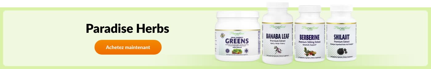 Achetez des produits de la marque Paradise Herbs.