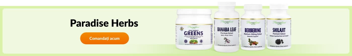Comandați produse marca Paradise Herbs.