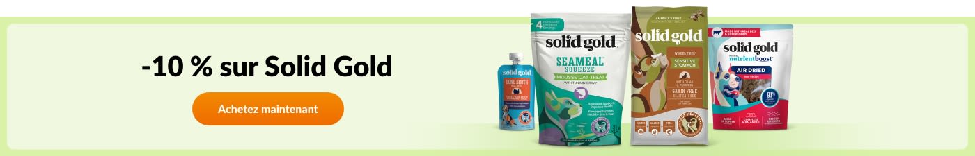 10 % de réduction sur Solid Gold