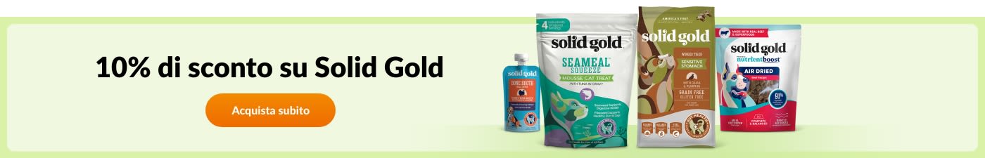 10% di sconto su Solid Gold