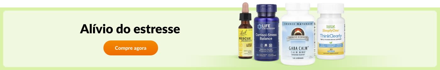 Compre fórmulas para alívio do estresse de marcas renomadas como Bach, Life Extension, Source Naturals e Rainbow Light.