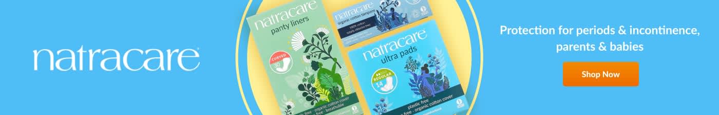 Natracare Protection for periods & incontinence, parents & babies