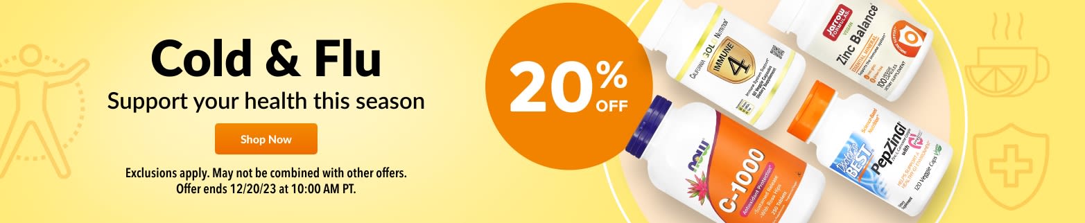 20% OFF COLD & FLU
