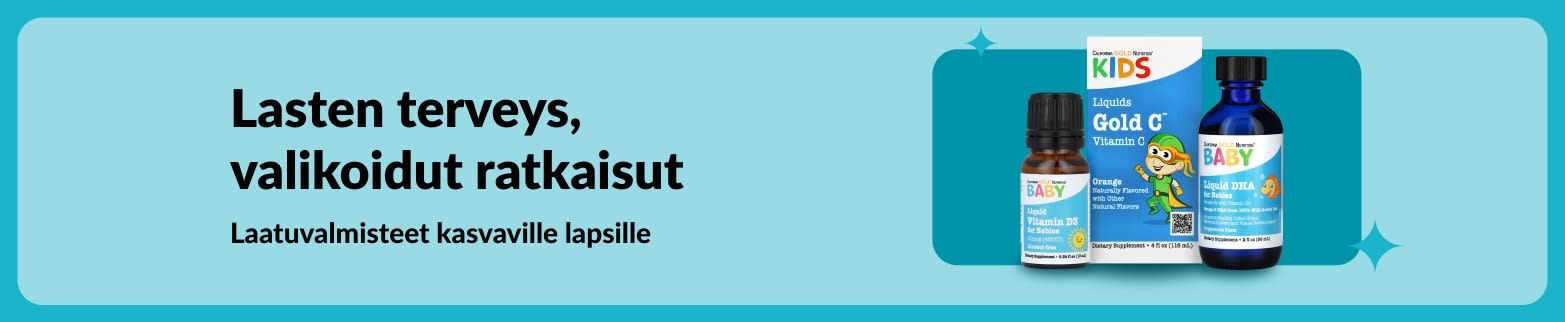 Lasten terveysvalmisteet, jotka on valikoitu tarkoin. Korkealaatuiset ratkaisut lasten kasvun tukemiseen.