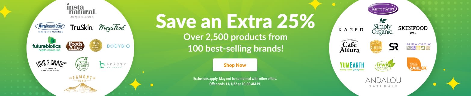SAVE EXTRA 25% BEST-SELLING BRANDS
