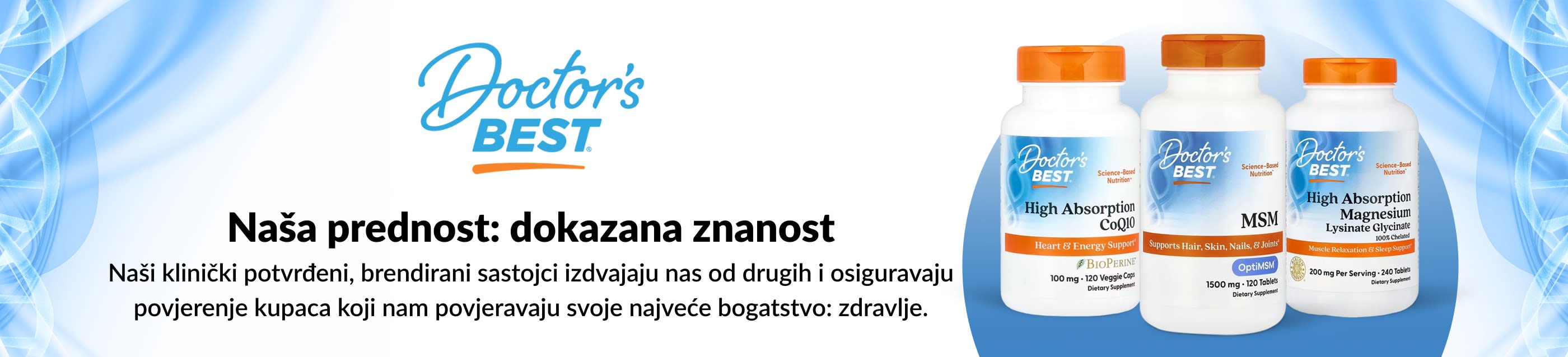 Naša prednost: dokazana znanost