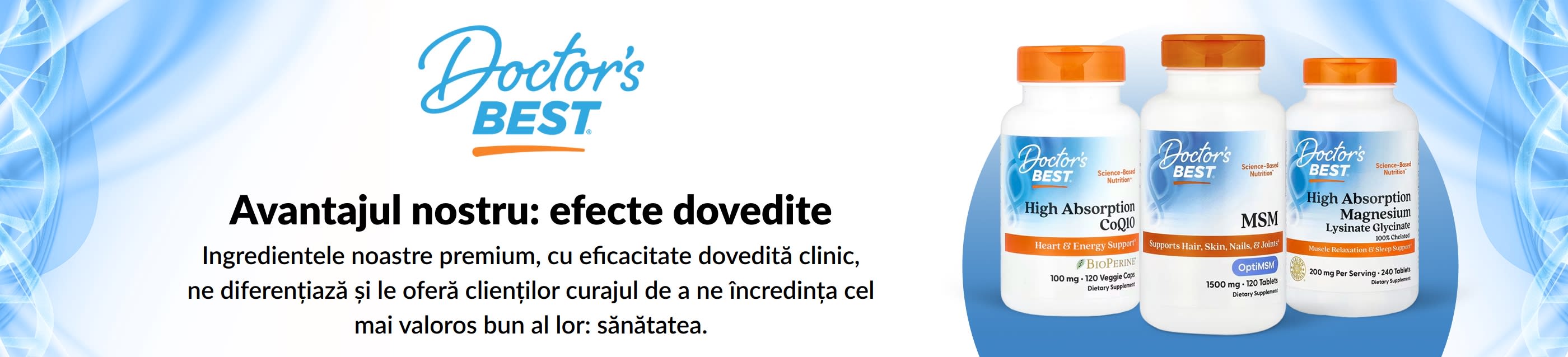 Avantajul nostru: efecte dovedite