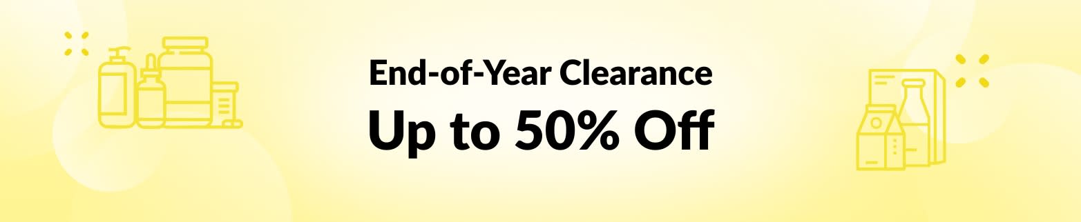 UP TO 50% OFF YEAR-END CLEARANCE