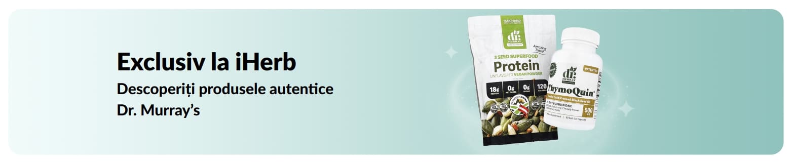 Descoperiți produsele autentice Dr. Murray's, disponibile exclusiv pe iHerb.