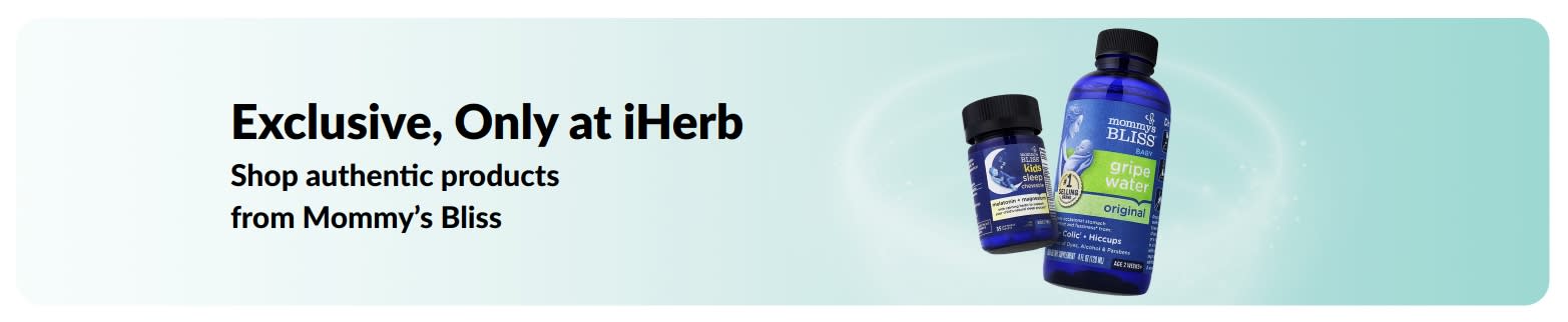 Shop authentic products from Mommy’s Bliss only at iHerb