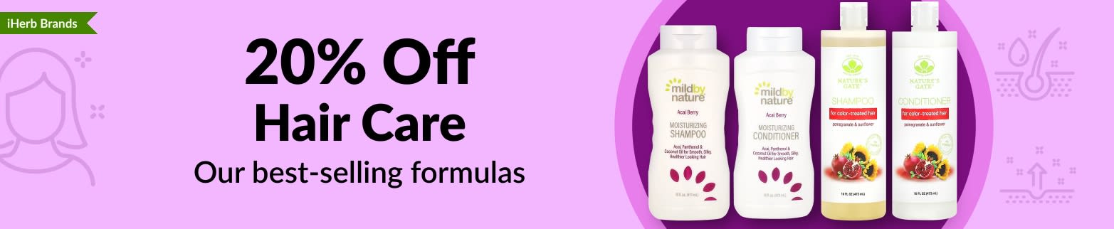 20% OFF HAIR CARE