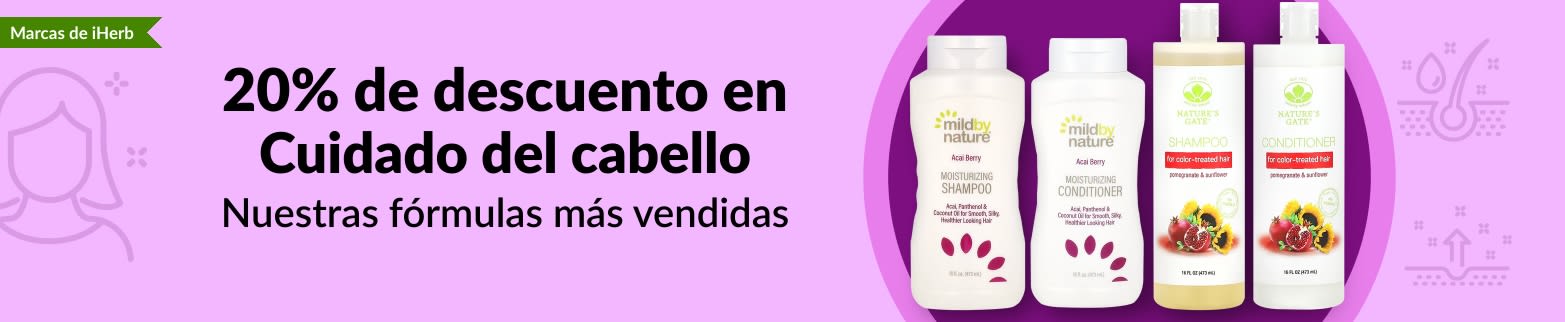 20% DE DESCUENTO EN CUIDADO DEL CABELLO