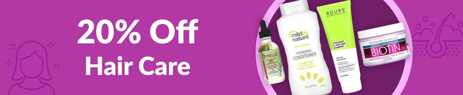 20% OFF HAIR CARE