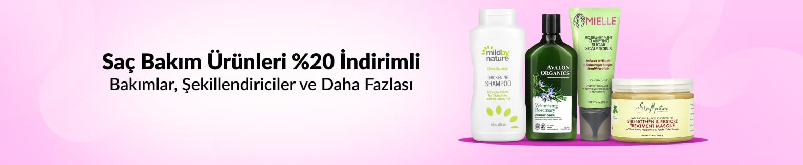 SAÇ BAKIM ÜRÜNLERİ %20 İNDİRİMLİ