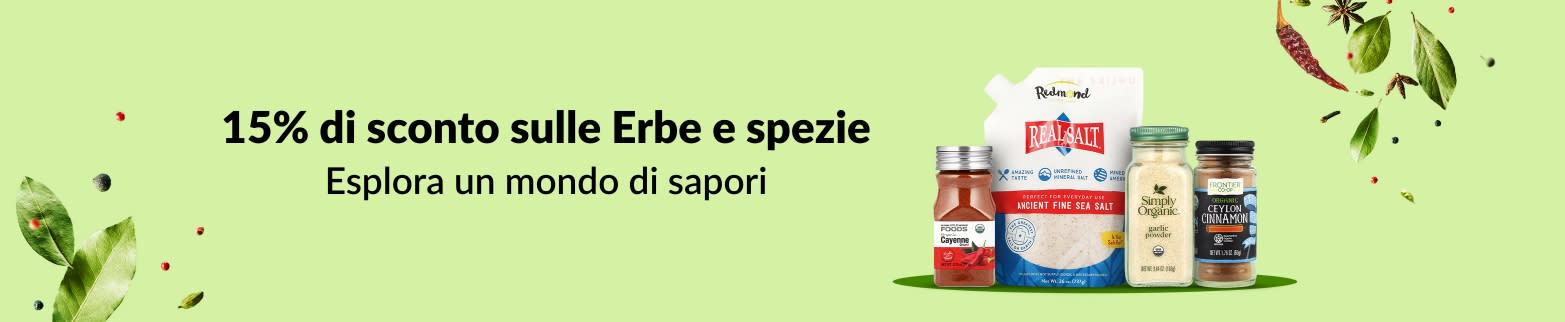 15% DI SCONTO - ERBE E SPEZIE