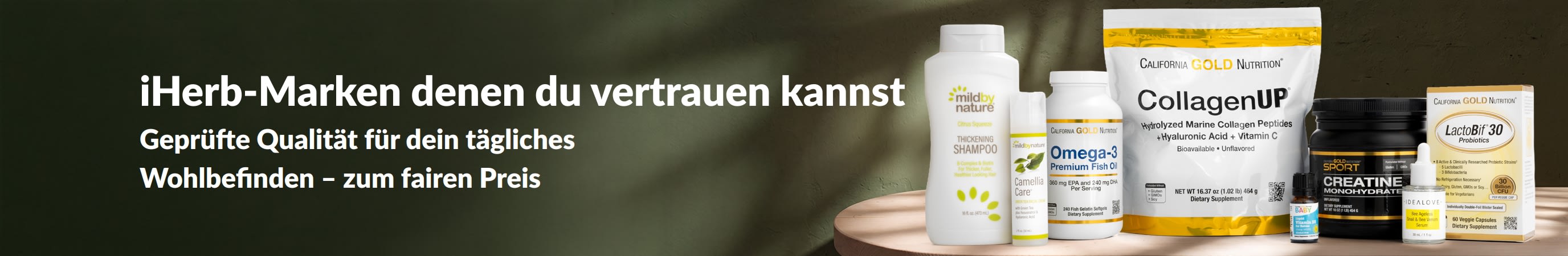 iHerb-Marken, denen du vertrauen kannst