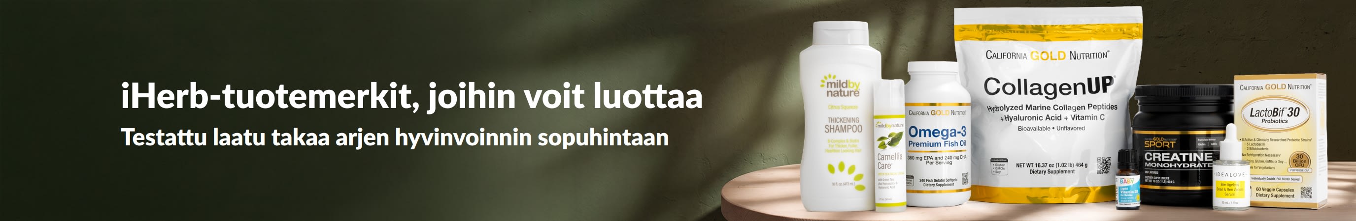 iHerb-tuotemerkit, joihin voit luottaa