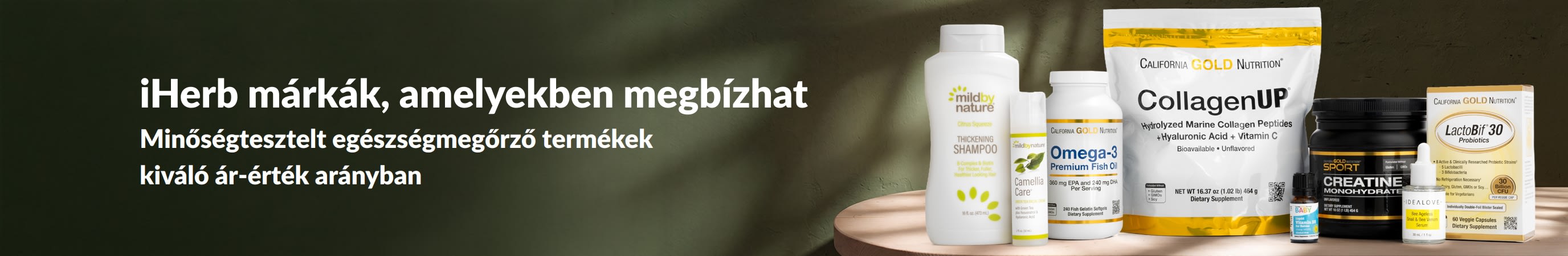 iHerb márkák, amelyekben megbízhat