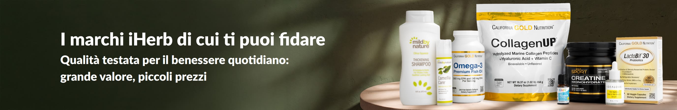 I marchi iHerb di cui ti puoi fidare