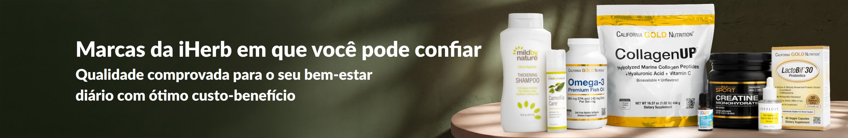 Marcas da iHerb em que você pode confiar
