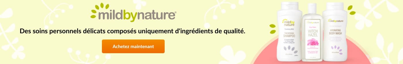 Des soins personnels délicats composés  uniquement d'ingrédients de qualité.