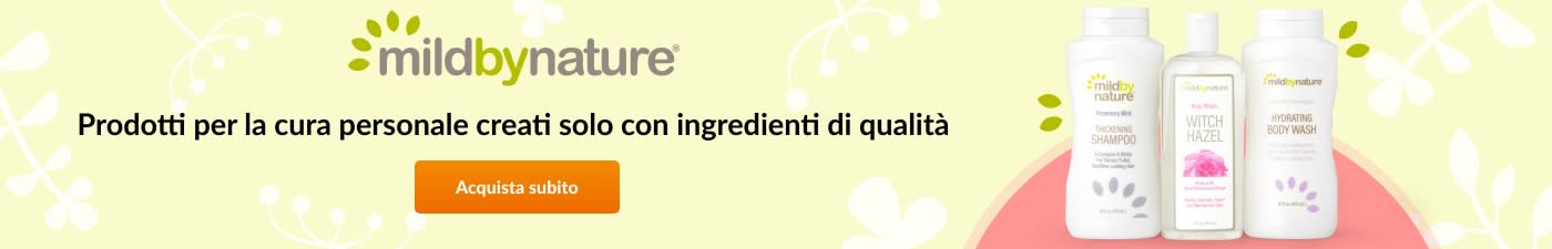 mildbynature® Prodotti per la cura personale creati solo con ingredienti di qualità