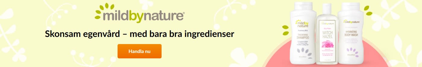 mildbynature® Skonsam egenvård – med bara bra ingredienser