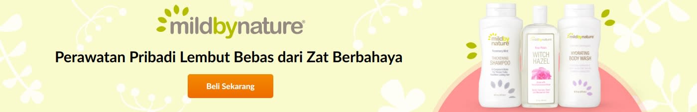 mildbynature® Perawatan Pribadi Lembut Bebas Dari Zat Berbahaya