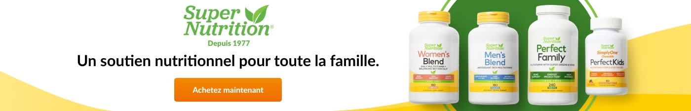 Un soutien nutritionnel pour toute la famille.